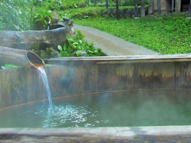 温泉にも入って癒されてください。