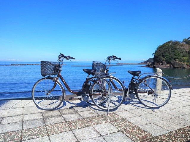 空きがあれば自転車をレンタルできます。
観光も楽しんじゃおう♪