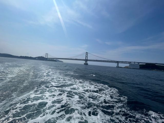 明石海峡大橋！晴れていれば景色は最高です♪