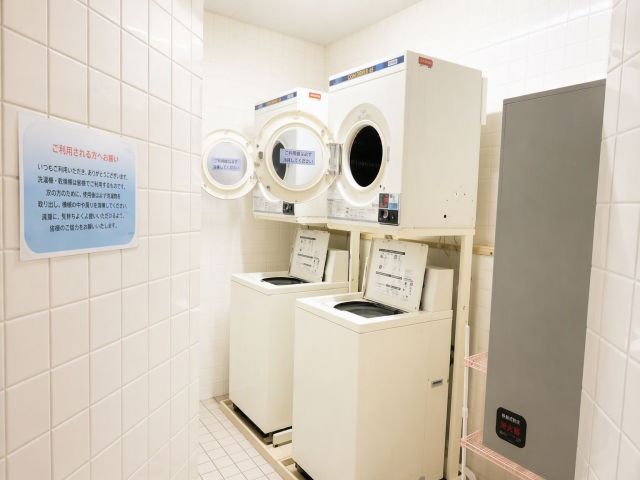 洗濯機、乾燥機は共同となります♪