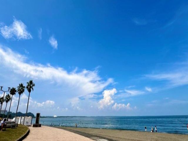 目の前は海です！夏を満喫しましょう！