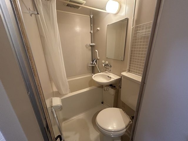 お風呂・トイレもついてますが温泉入浴OKです！