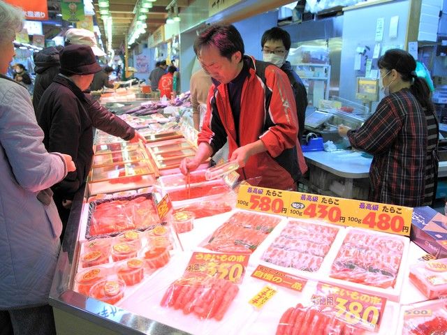 日本海の海産物も是非お楽しみください