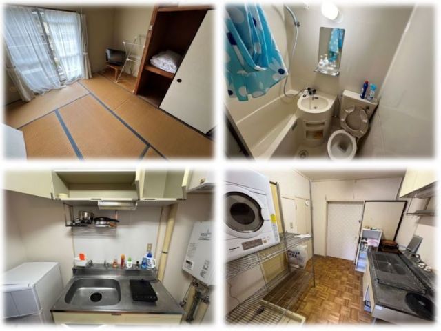 寮内のお写真です♪共同なのは乾燥機のみ！