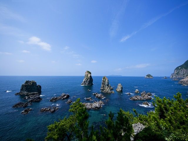 少し離れればきれいな海が広がっています！