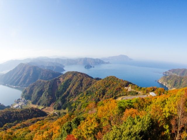 秋は紅葉も見れます♪