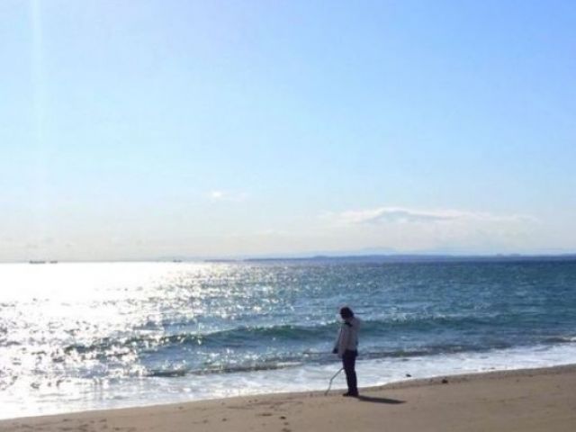 目の前は海！！