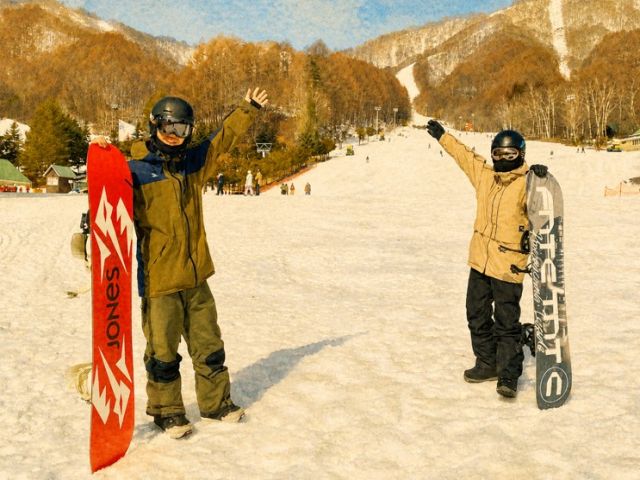 スキー場直結！