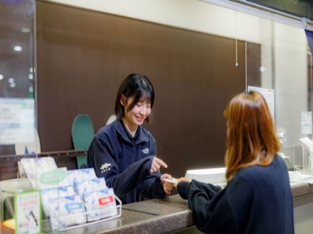 受付でのお仕事もお任せします！