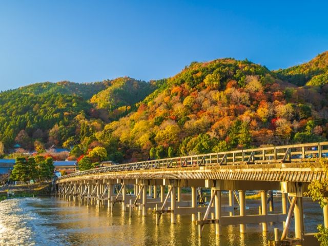 嵐山といったら渡月橋！