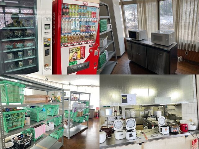 相部屋と言っても綺麗な寮を完備☆
キッチンの充実度も半端ないです♪