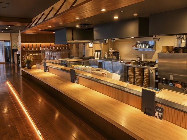 富良野のホテル内にある和食料理屋さんでのお仕事です♪