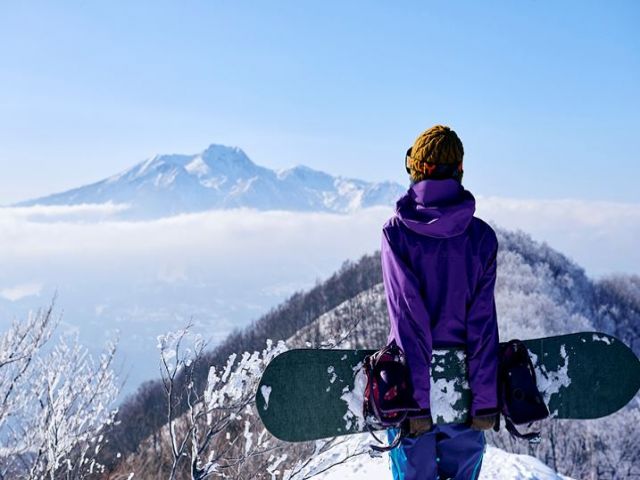 標高が高いので最高の景色を見ながら、滑りましょう♪
