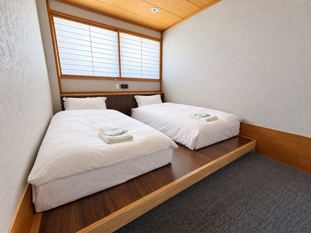 客室は広々しています