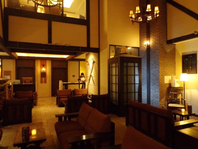 山の中にあるオシャレな高級ホテル☆