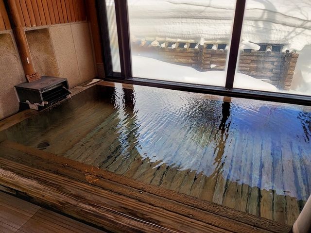 自慢の温泉にも入れます！