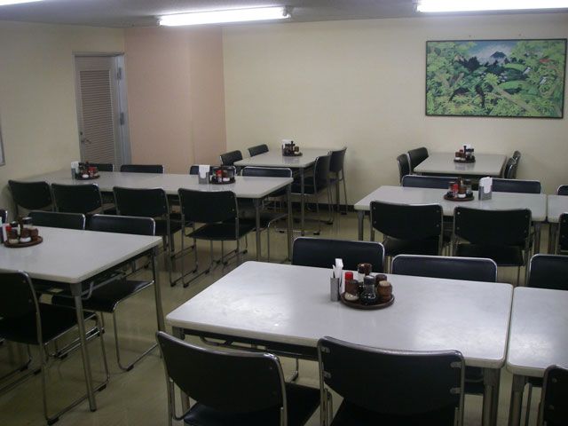 【従業員食堂】