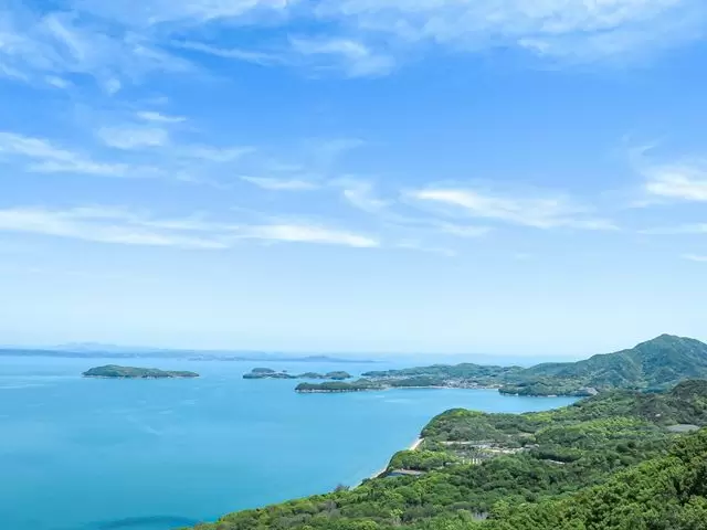 瀬戸内に浮かぶ小豆島・・・露天風呂からの景色も絶景ですよ～。