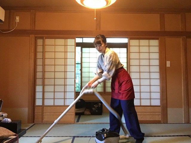 制服の作務衣も可愛いですよ（＾＾）♪