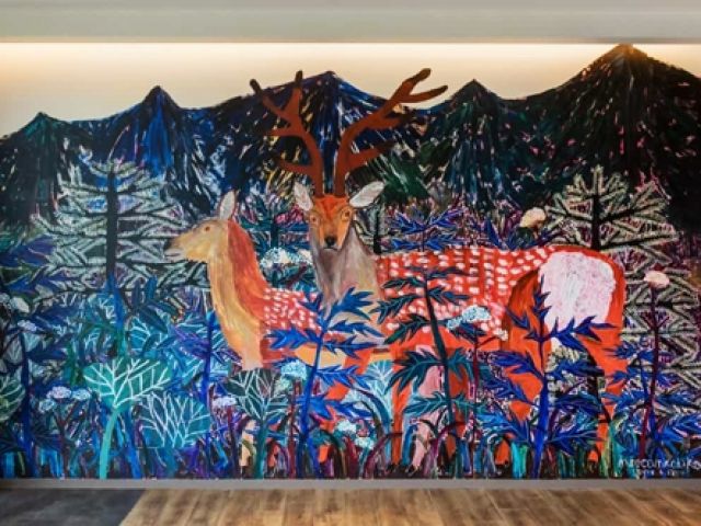 館内はアート作品など内装もとてもこだわった素敵なホテルです！