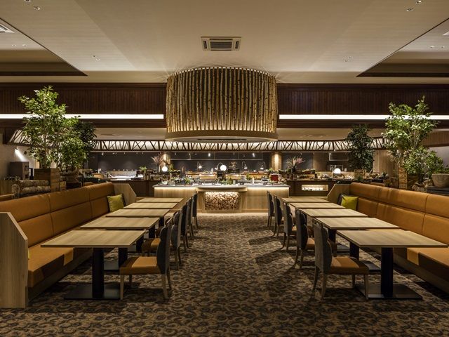 職場になるバイキング会場です!!人気ホテルなので忙しくなります。