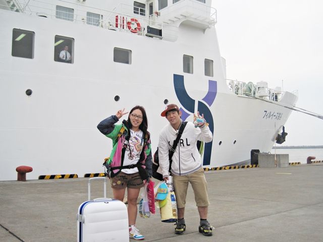 稚内からフェリーで、さあ出発☆