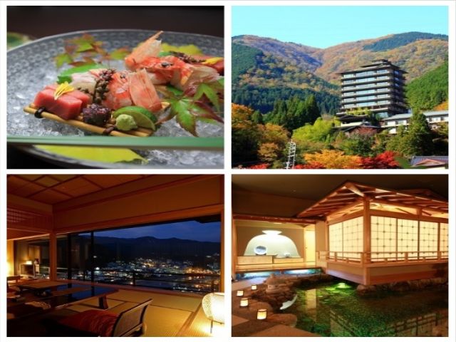 高台に位置しているので景観は抜群！下呂の温泉街を一望出来ちゃいます♪