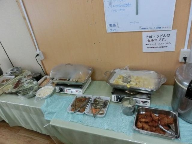 食堂のお食事　美味しい物もたくさん食べて、アナタの笑顔を贈ってくださいね♪