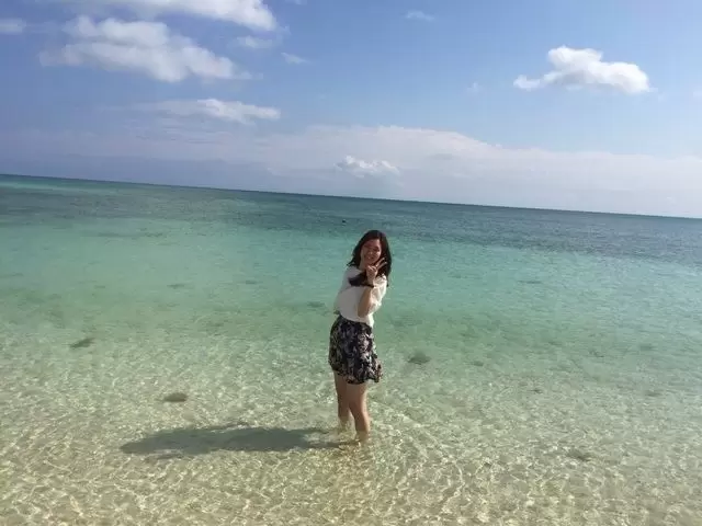 沖縄の定番「海」！！
夏でも、冬でも沖縄の海は綺麗です。