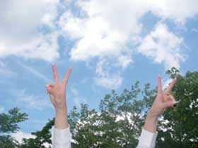 見上げれば空が近いです！！