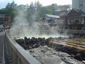 人気の草津温泉！