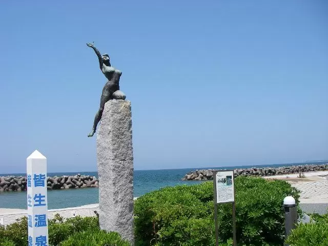 綺麗な海が目の前にございます。