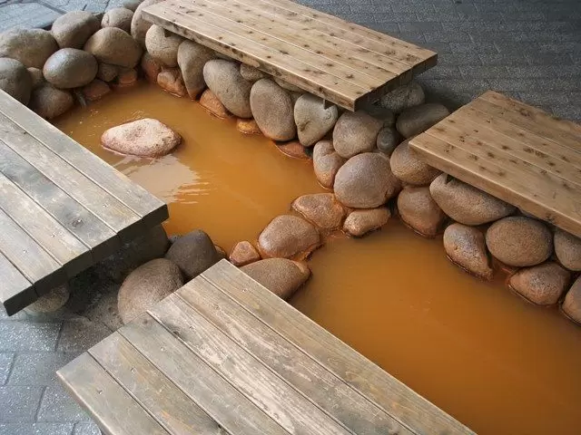 有馬の温泉の足湯です♪