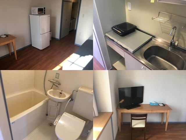 寮はキレイな1Rの完全個室ですよ～♪