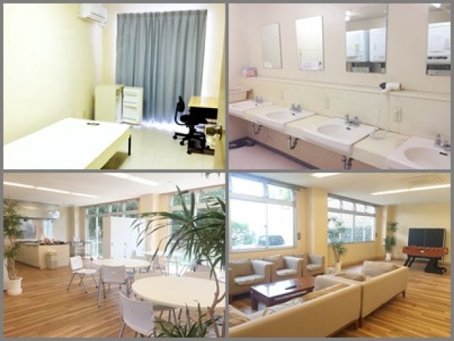 【寮】広くて綺麗なキッチン＆飲食スペース♪
もちろんお部屋は寮費無料♪