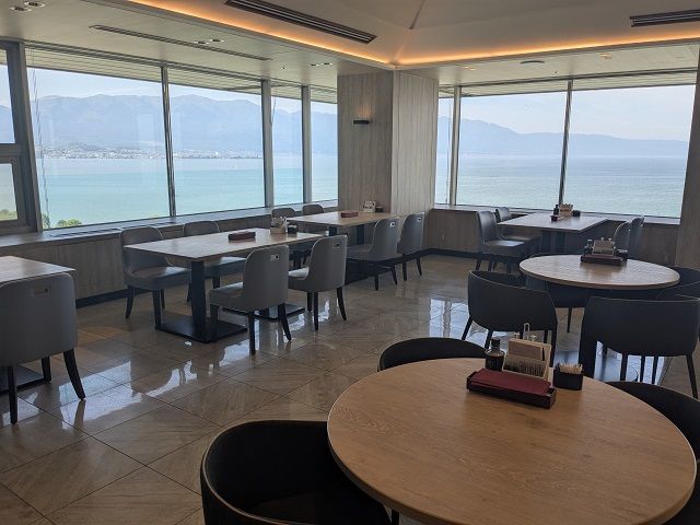 最上階レストラン会場からの景色は圧巻です♪