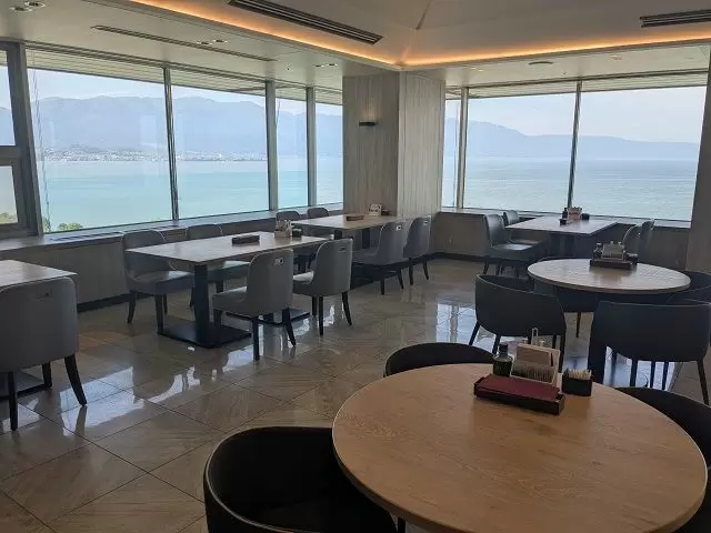 最上階レストラン会場からの景色は圧巻です♪