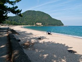 歩いて行ける海水浴場！