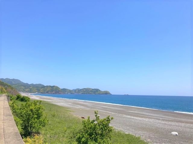 寮から徒歩10分で行けちゃう海♪
