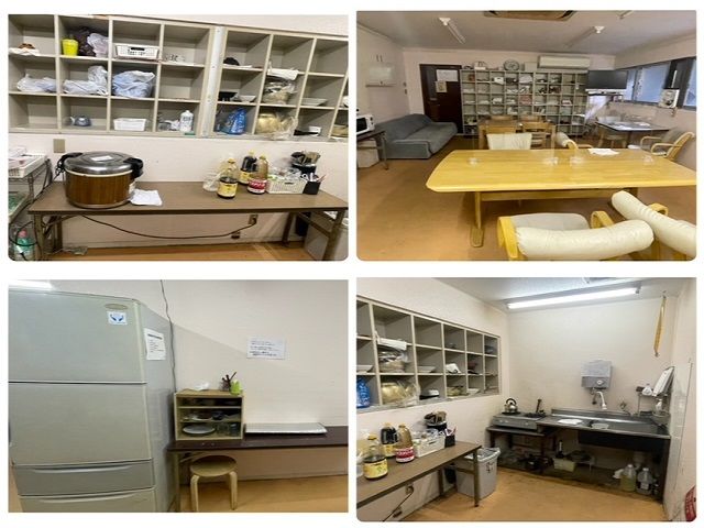 従業員用の休憩スペースもあります！
休日も2食出るのは嬉しいですよね☆