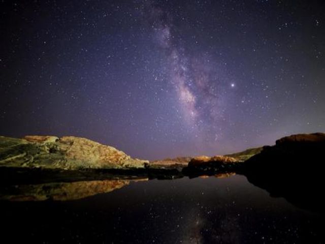 夜は星が綺麗に見えます