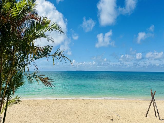 この夏は沖縄で決まり！！屋外のお仕事なので、日焼けには注意してくださ～い♪