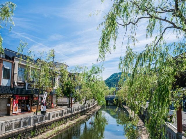 城崎の中心地にある旅館♪
近年外国人観光客が多く英語を活かせる環境です！