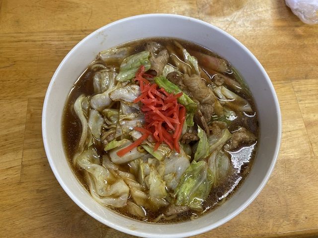 塩原温泉Ｂ級グルメ、スープ入り焼きそばです。周辺にお勧めの食堂が3件あります☆