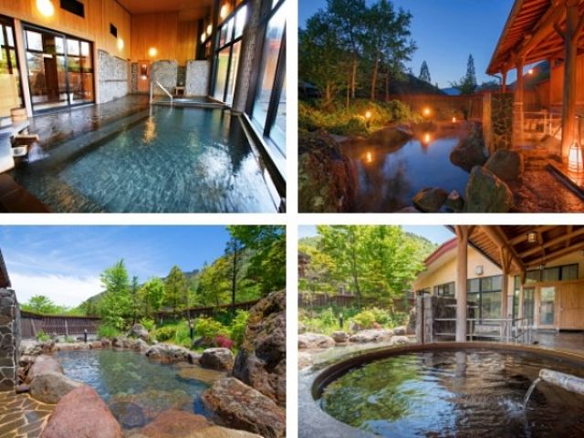 館内温泉も入浴可能♪奥飛騨温泉は源泉の数も100種以上あり色んな泉質を楽しめます☆