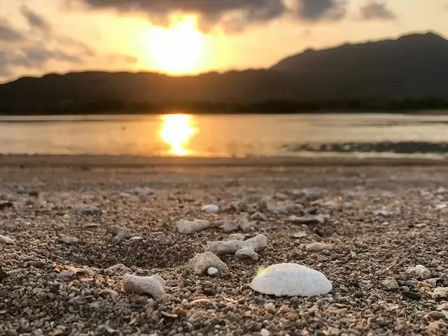 西表島のサンセットは神秘的☆
一生の思い出になります…。
