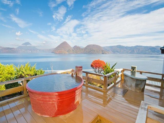 魅惑の天空露天風呂にも入り放題！