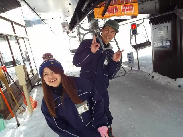 笑顔で接客♪
