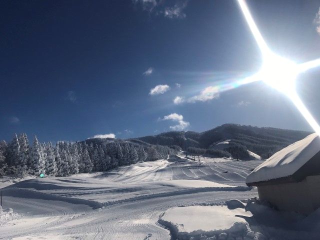 広いゲレンデが待っています♪