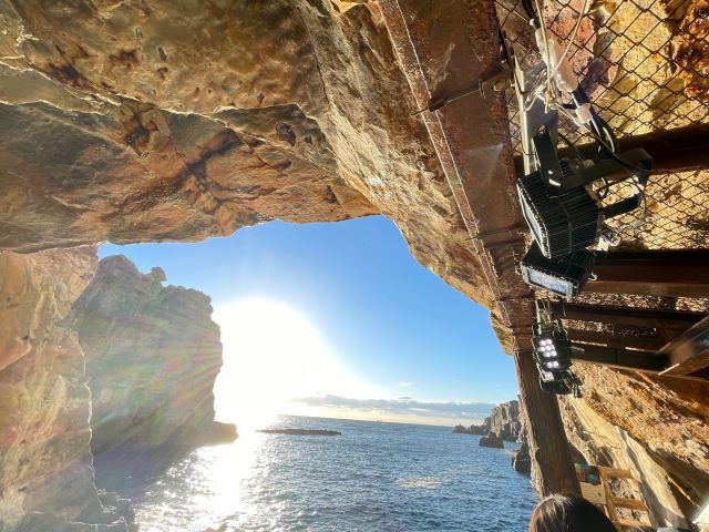 【観光①】海に囲まれているので水平線を眺めることも可能☆夕焼けはとてもきれいです！